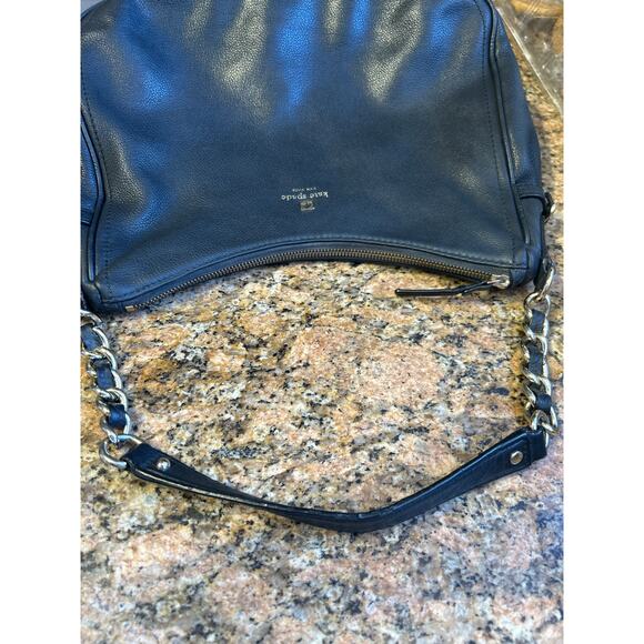Kate Spade Pine Street Finley Black Leather Shoulder Bag - Picture 5 of 12